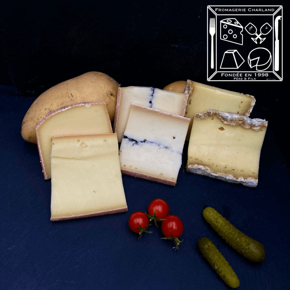 Kit Raclette 3 Fromages Morbier Raclette Tomme Fort Saint Antoine Fromagerie Charland 