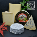 Plateau 5 fromages classiques A.O.P. on y retrouve les fromages les plus connus des différentes catégories de fromages qui compose un plateau.