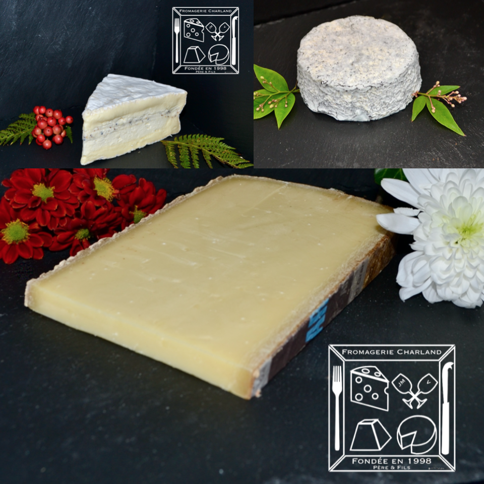 Plateau 3 fromages de Noël